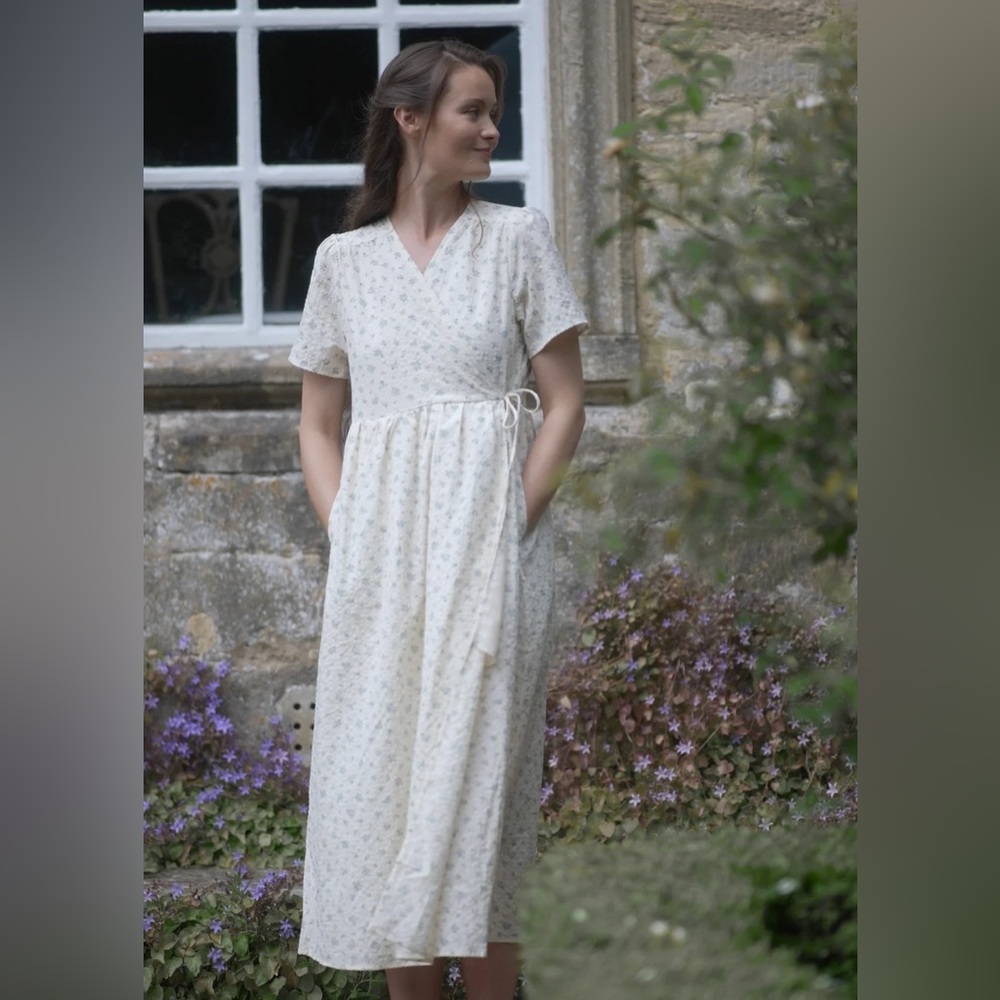 Things Between Floral Wrap Dress